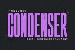 Condenser Font