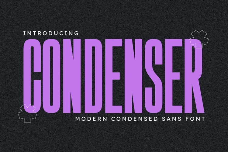 Condenser Font