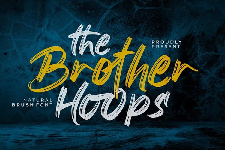 The Brother Hoops Font