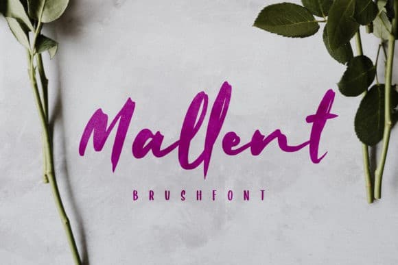 Mallent Brush Font