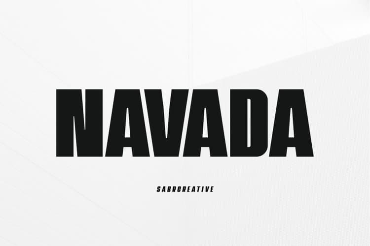 Navada Typeface