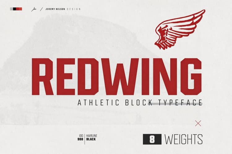 Redwing Display Font