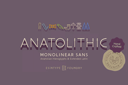 Anatolithic Font