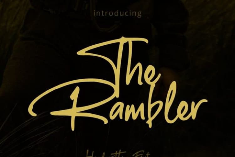 The Rumbler Script Font