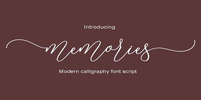 Memories Font