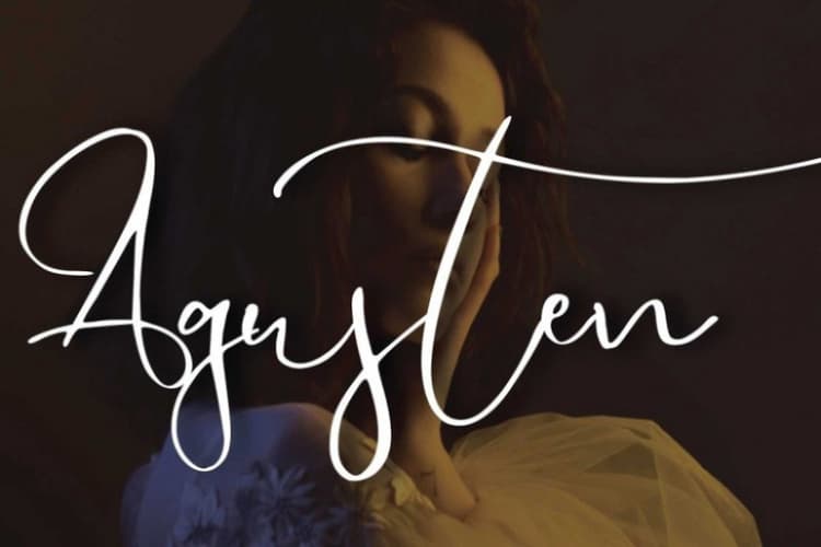 Endossement Calligraphy Font