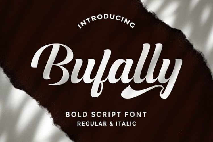 Bufally Calligraphy Font