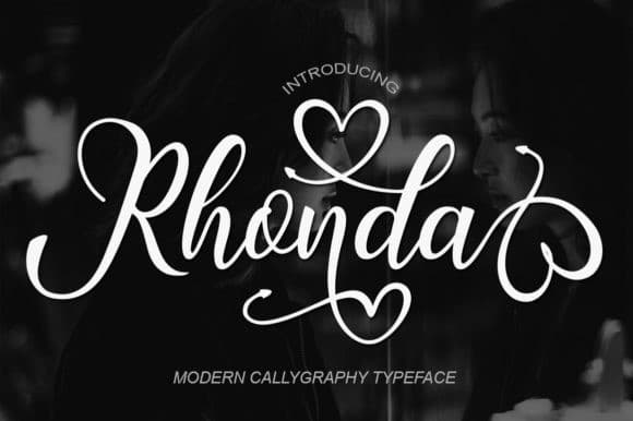 Rhonda Calligraphy Font