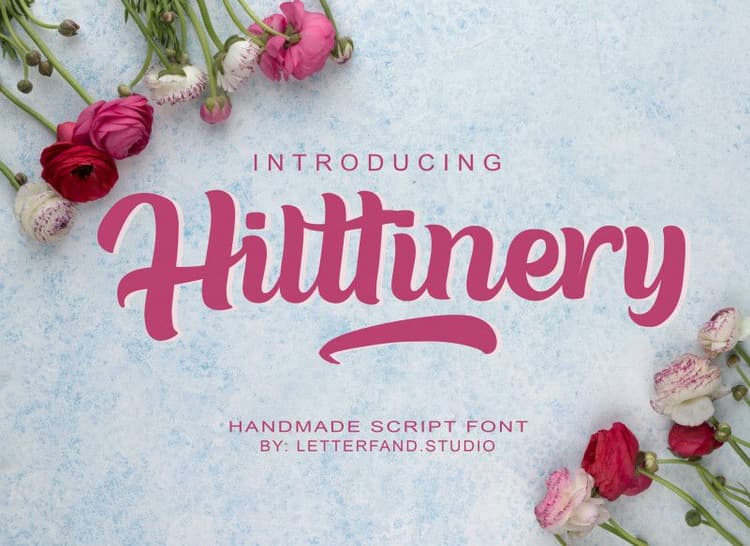 Hilttinery Script Font