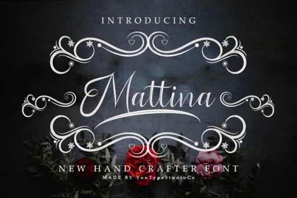 Mattina Calligraphy Font