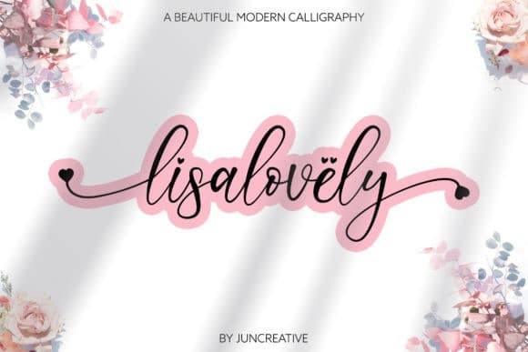 Lisalovely Calligraphy Font