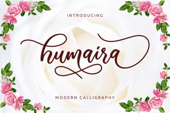 Humaira Modern Calligraphy Font