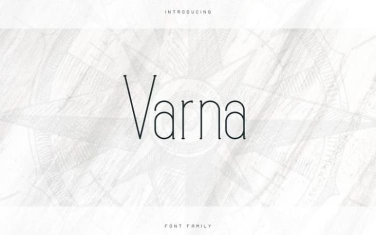 Varna Serif Font Family