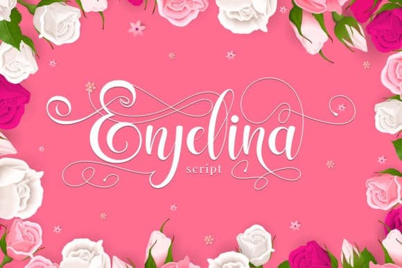 Enjelina Calligraphy Font
