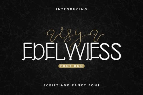 Arsya Edelwiess Font Duo