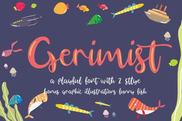Gerimist Script Font