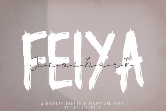 Jenoshark Feiya Font Duo