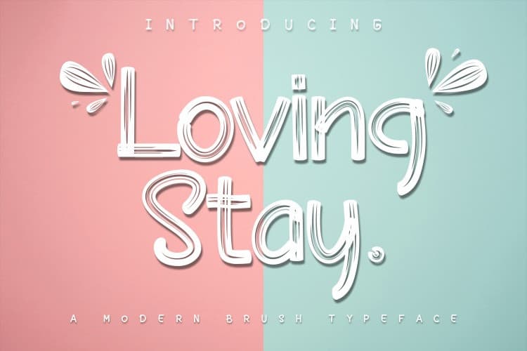 Loving Stay Brush Font