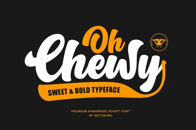 Oh Chewy Bold Script Font