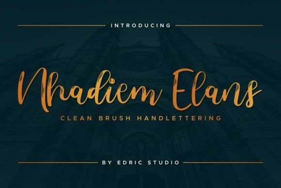 Nhadiem Elans Script Font