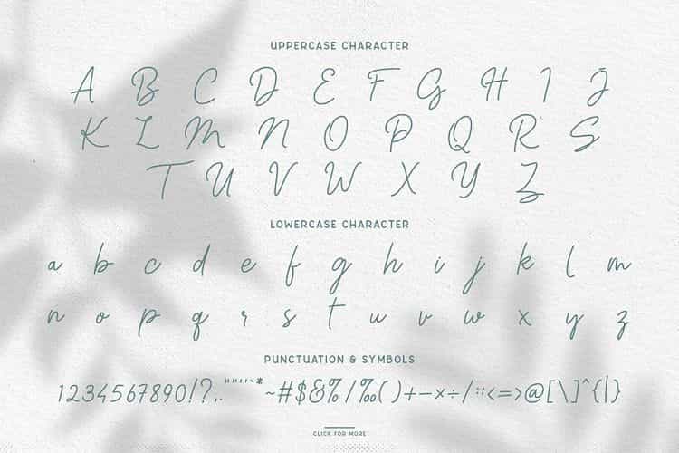 Haslley Beautiful Moniline Font Image 3