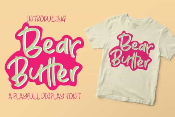 Bear Butter Display Font Image 1