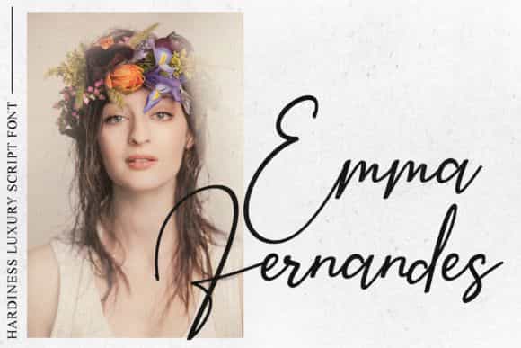 Hardiness Luxury Script Font Image 2