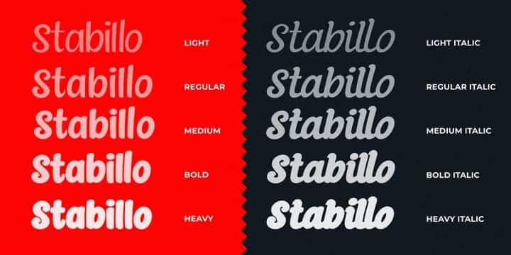 Stabillo Display Font Image 2