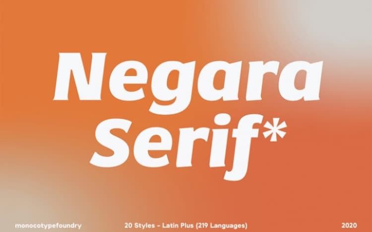 Negara Serif Font