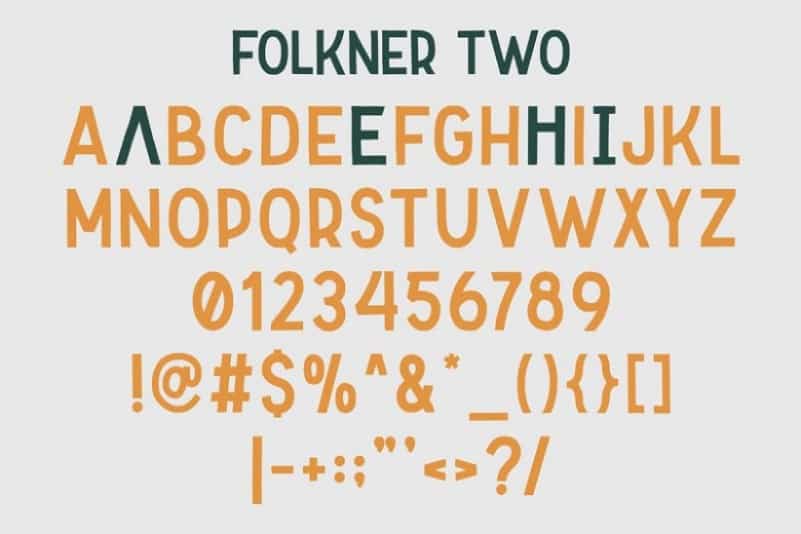Folkner Display Vintage Font Image 3