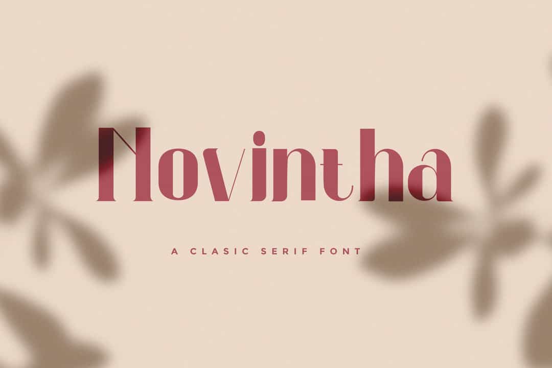Novintha Clasic Serif Font Image 1