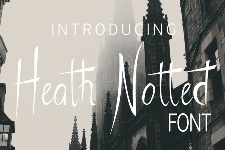 Heath Notted Display Font