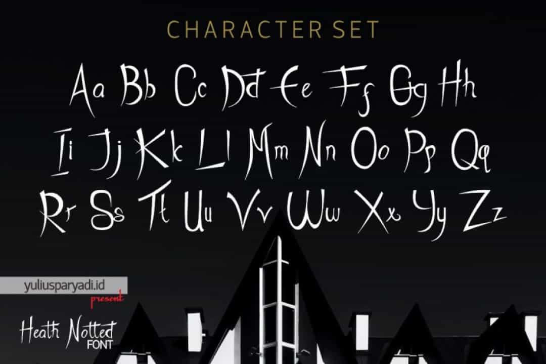 Heath Notted Display Font Image 2