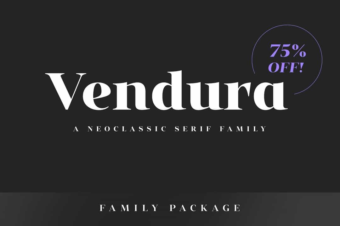 Vendura Neoclassic Serif Font Image 1