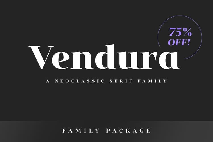 Vendura Neoclassic Serif Font