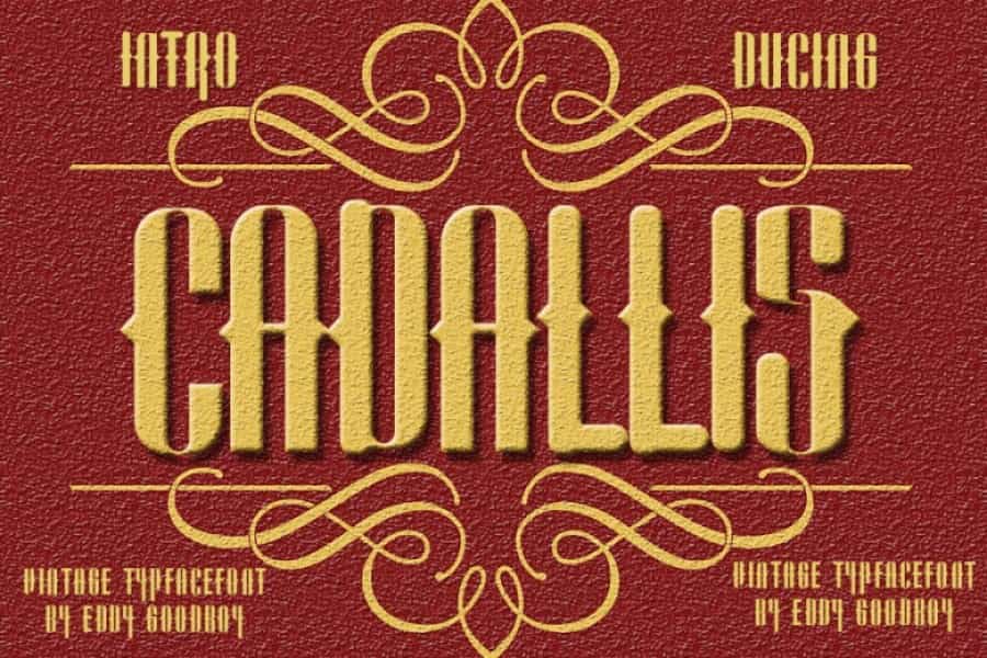 Cadallis Font Image 1