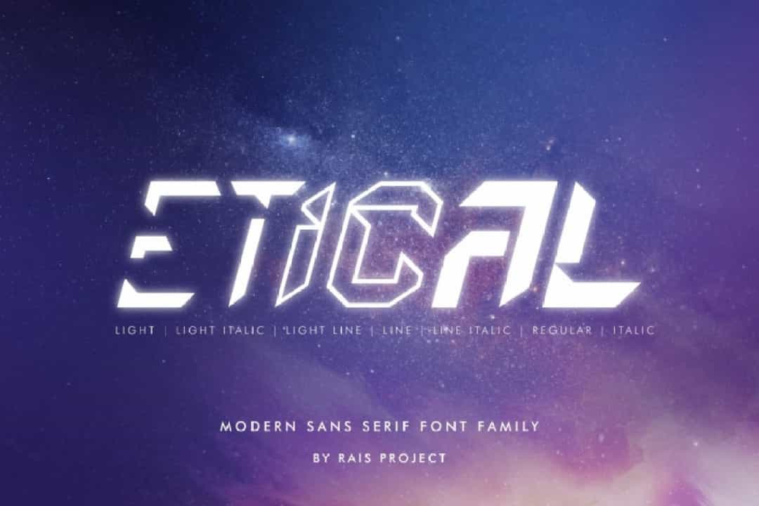 Etical Font Image 1