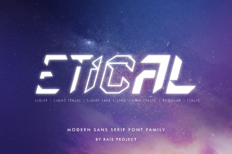 Etical Font