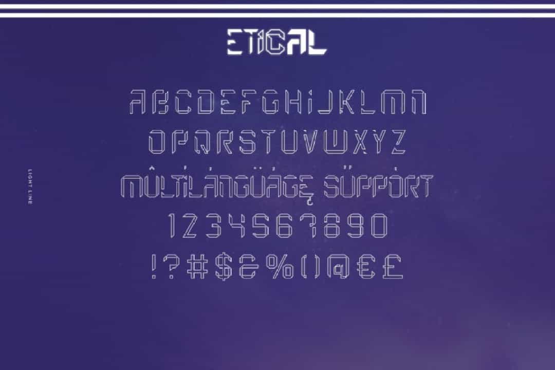 Etical Font Image 3