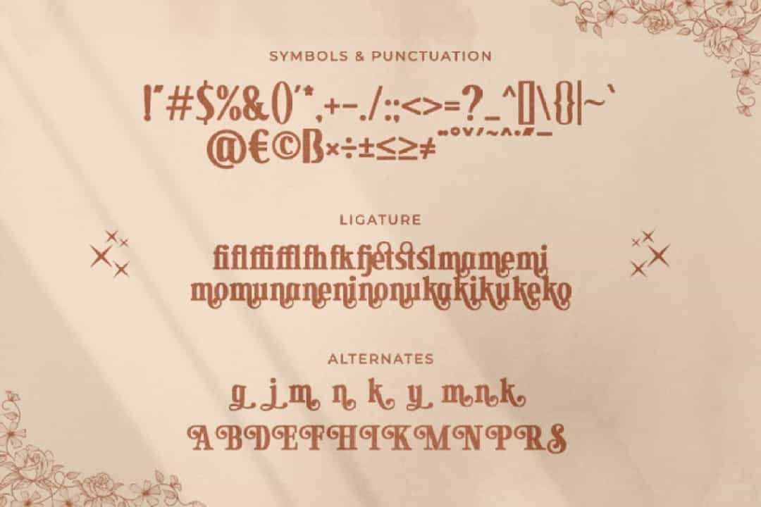 Secret Mansion Font Image 3