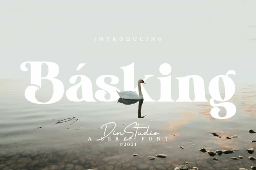Basking Font Image 1