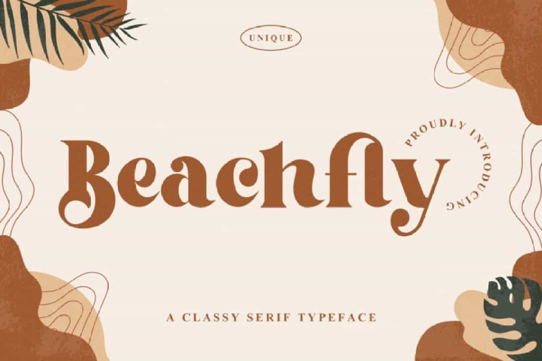 Beachfly Font Image 1