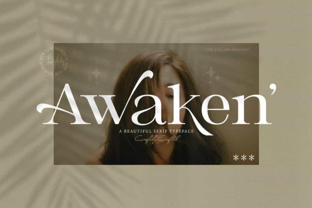 Awaken Font Image 1
