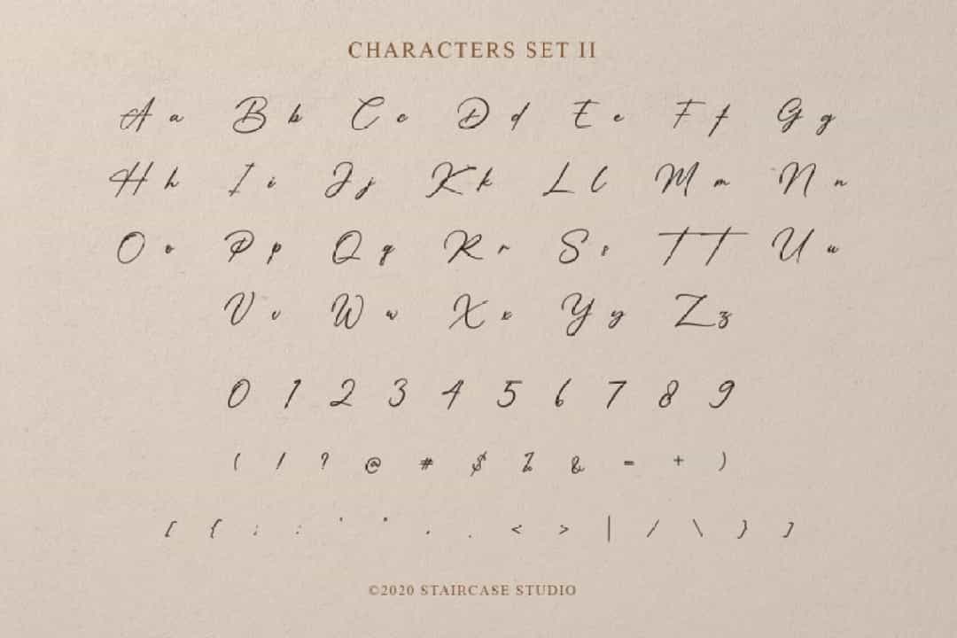 Amsterdam Signature Font Image 3