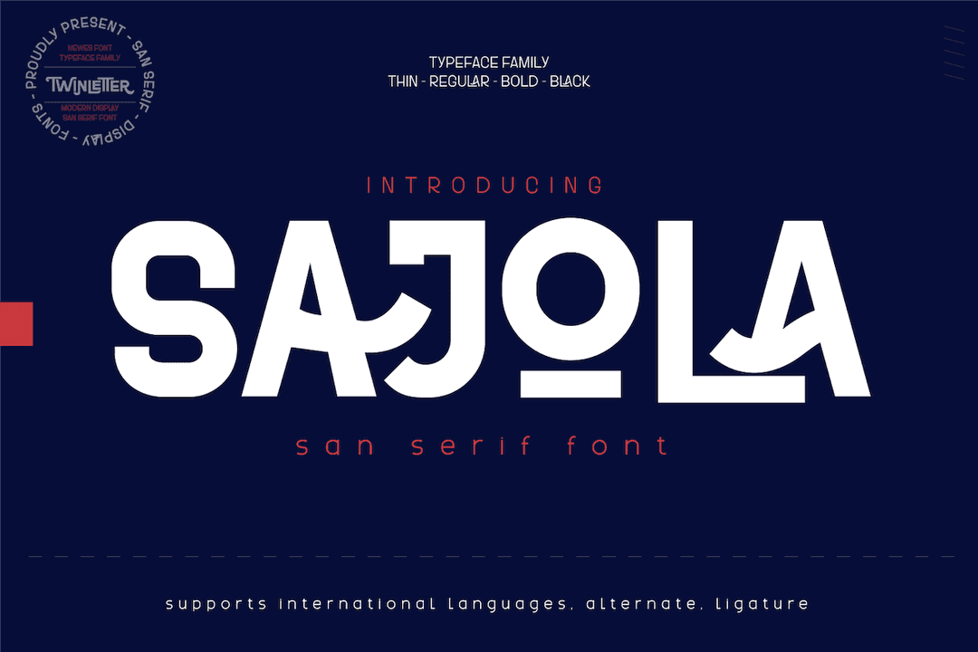 Sajola Font Image 1