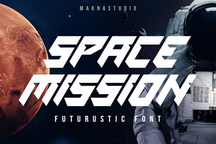 Space Mission Font Image 1