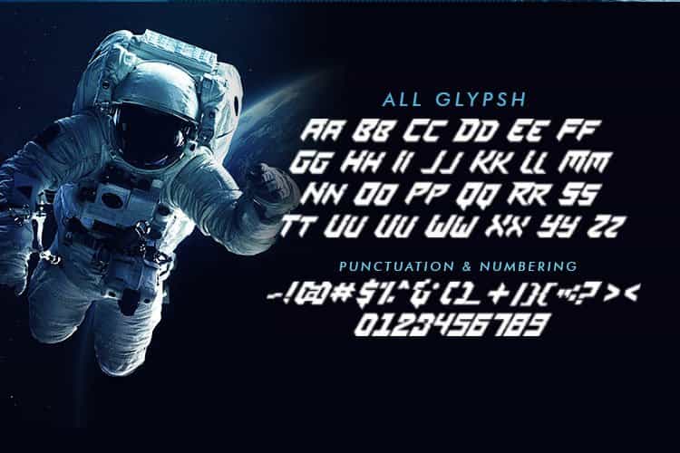 Space Mission Font Image 3