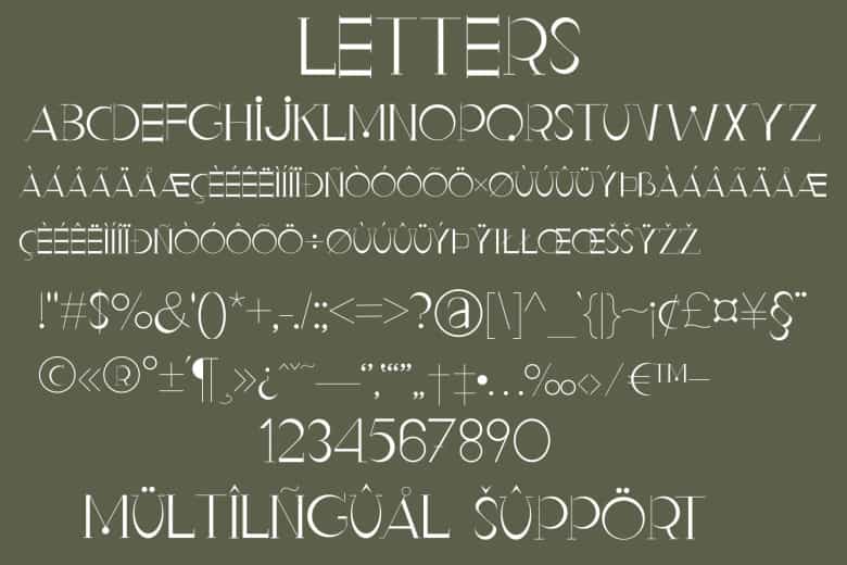 Malito Fashion Font Image 3