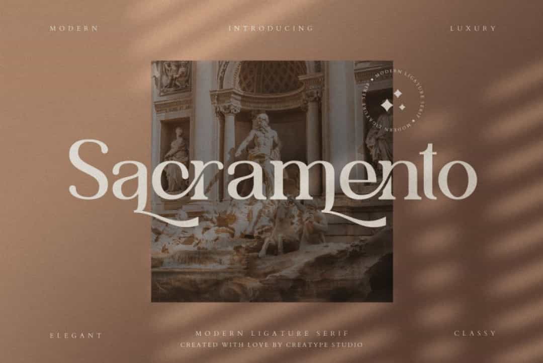 Sacramento Font Free Image 1