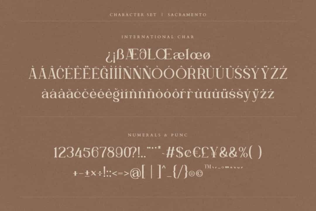 Sacramento Font Free Image 3